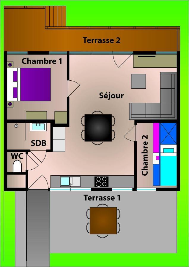 Вилла Chalet L'Orvallee Виртон Экстерьер фото